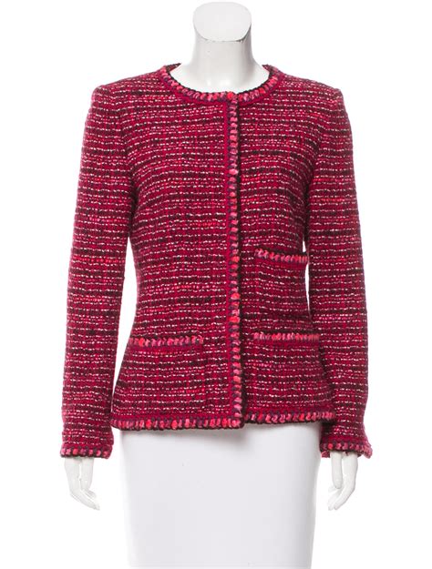 tweed pourpre chanel|Chanel tweed jacket outlet.